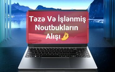 islenmis notebook aliram: Islenmis (xarab) Noutbuk (komputer) aliriq, xarab olmus noutbuklarin