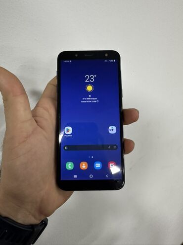 Samsung: Samsung Galaxy A6, 32 ГБ, цвет - Черный, Кнопочный, Сенсорный, Отпечаток пальца