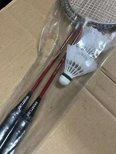 Dečije sportske igračke: Set za badminton – Sport Line - Komplet sadrži: 2 reketa i 2 — 8