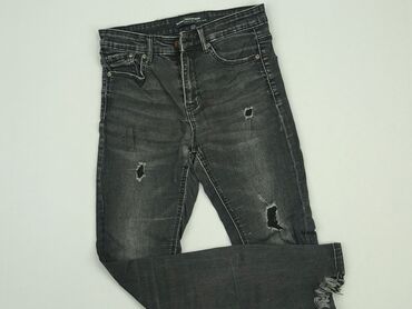 spódnice jeansowe czarne stradivarius: Jeansy, Stradivarius, S, stan - Dobry