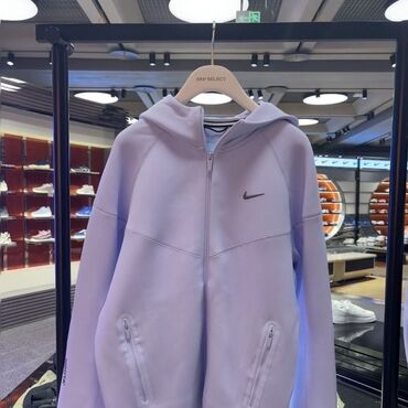 вязанная кофточка: Худи на молнии Nike Nocta - Цвет: светло‑лавандовый/пастельно‑лиловый