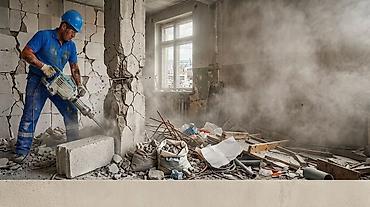 Демонтажные работы любой сложности - Снос перегородок, стен и проёмов