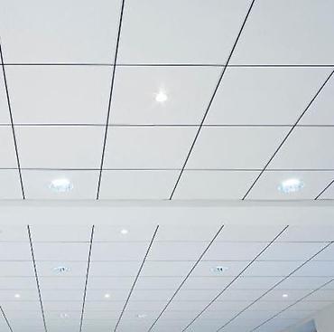 Потолочные работы: Подвесные потолочные панели для системы Армстронг - Тип: кассетные — 6