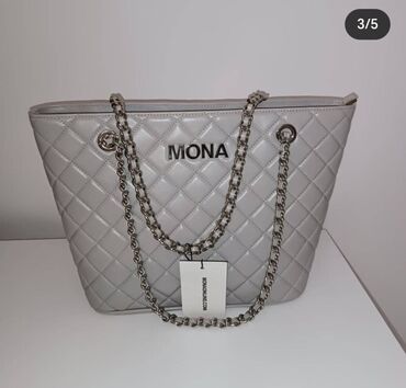 mona zrenjanin: Shoulder bag, Mona, Material: Leather