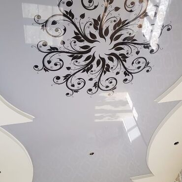 Натяжной потолок: Натяжной потолок Матовое, 3D потолки, Глянцевое Гарантия, Бесплатный замер, Монтаж — 3