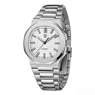 Ručni satovi: PAGANI DESIGN PD-1728 - Bela - Patek Philippe Nautilus Potpuno nov — 6