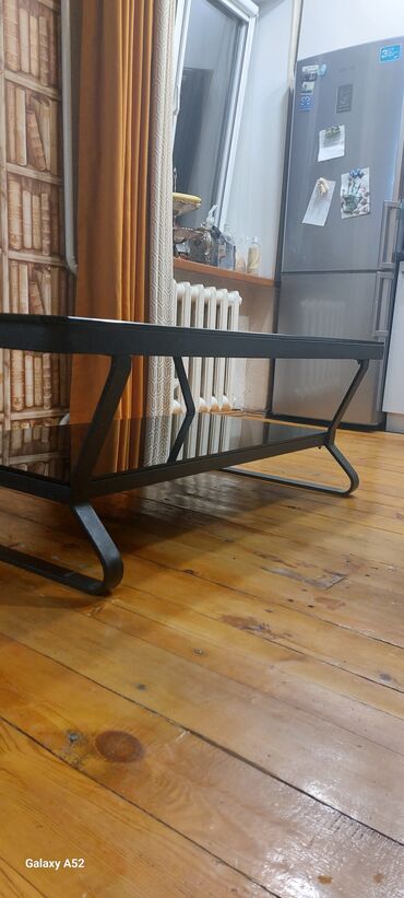 реставрация мебели журнальный столик: Журнальный Стол, цвет - Черный, Б/у