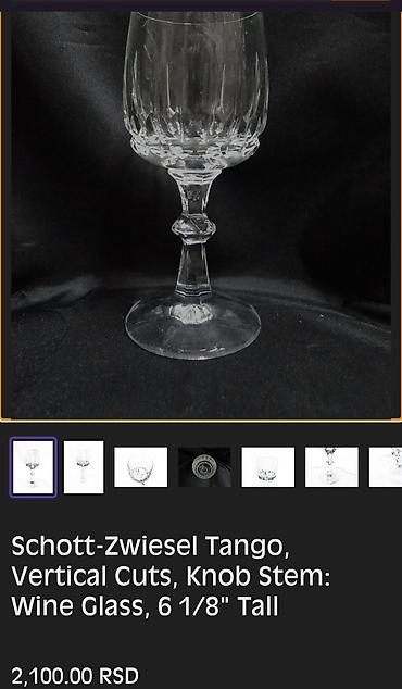 Ostali antikviteti: Case Tango, kristal,led kristal za vino Nemacke iz 80ih.god. Case — 2