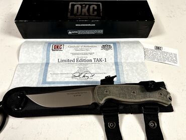 Коллекционные ножи: Нож от Ontario knife company TAC MOD Limited edition