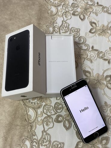 ipone 7 pilus: IPhone 7, 32 GB, Qara, Barmaq izi