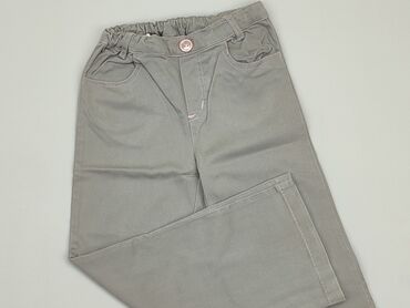 jeansy z gumka w pasie: Spodnie jeansowe, 10 lat, 104/110, stan - Dobry