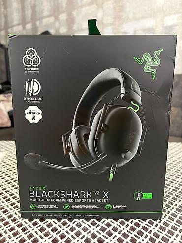planset satiram: ​Razer BlackShark V2 X wired gaming headset satılır. Qulaqlıqlar — 2