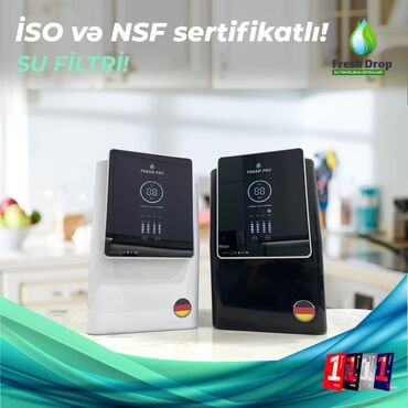 Su filtrləri: Cihaz ən son texnologiyalı Smart modeldir. * NFS, İSO sertifikatlı