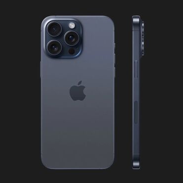 Apple iPhone: IPhone 15 Pro Max, 256 GB, Black Titanium, Sənədlərlə