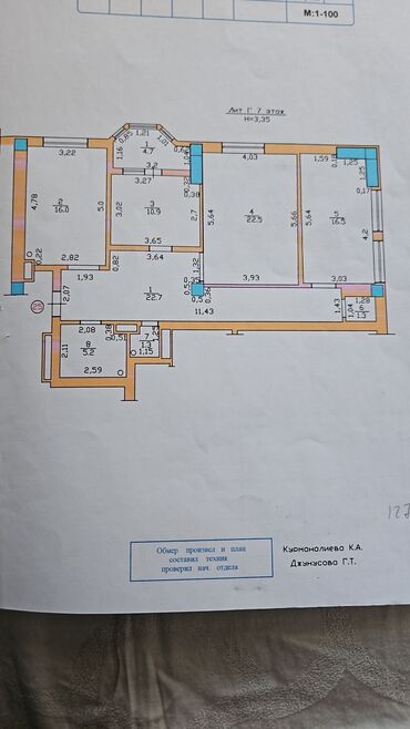 купить трехкомнатную квартиру: 3 комнаты, 101 м², Элитка, 7 этаж, Евроремонт
