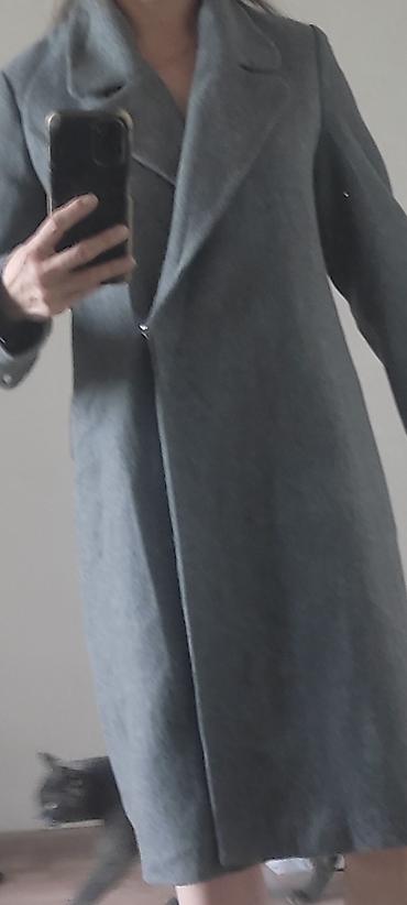 long coat: Пальто, Тренчкот, Осень-весна, По колено, M — 9