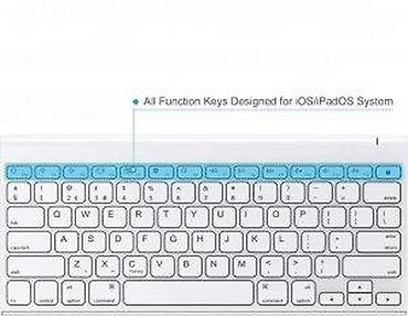 Tastature: OMOTON KB166 BEZICNA TASTATURA ULTRA SLIM ZA IPAD I IPHONE | Cene — 16