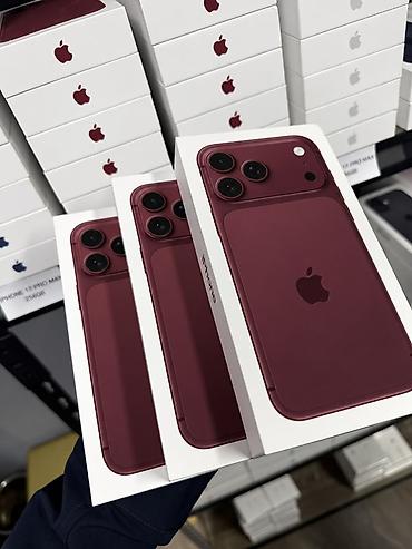 из дубая: IPhone 18 Pro Max, Новый, 256 ГБ, Бордовый, Коробка — 1