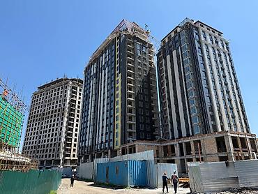 1300: 3 комнаты, 100 м², Южная Магистраль Элитка, 12 этаж, ПСО (под самоотделку) — 1