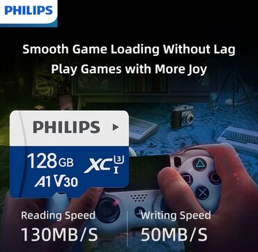 kampütür: PHILIPS mikro kart 128gb