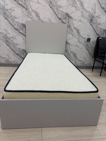 матрас двуспальный: Односпальная кровать, Без подьемного механизма, С матрасом, Без выдвижных ящиков, Турция