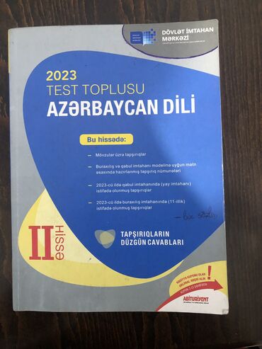 2ci for sale: Azerbaycan dili 2ci hisse 2023