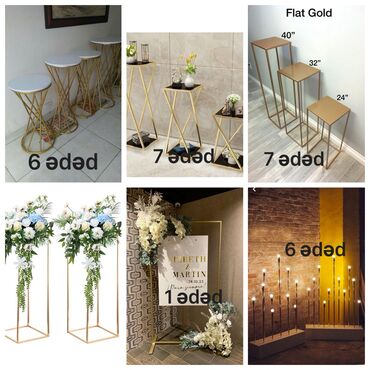 Bayram bəzəkləri: Nişan, toylar və ad günü üçün komple dekor paketi 2 yumru dekor — 2