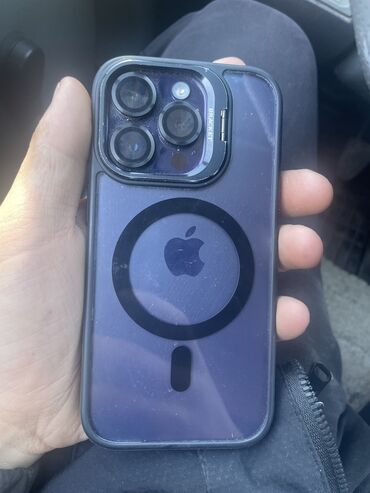 механик швейных машин в бишкеке: IPhone 14 Pro, Колдонулган, 256 ГБ, Deep Purple, Заряддоочу түзүлүш, Коргоочу айнек, Каптама, 89 %