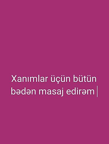 Relaks masaj, Qadınlar üçün