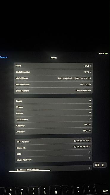 Apple iPad: İşlənmiş Apple iPad Pro 11 (2020), 12,9", 256 GB, Ünvandan götürmə, Ödənişli çatdırılma — 4