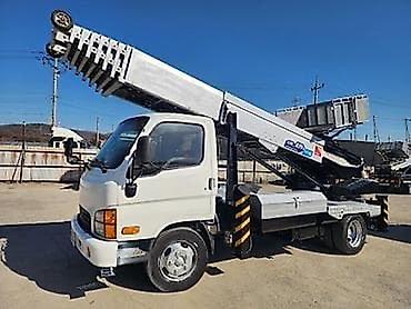 нисан лифт: Автовышка на базе Hyundai Mighty (3.5 т) - Тип: телескопическая — 1