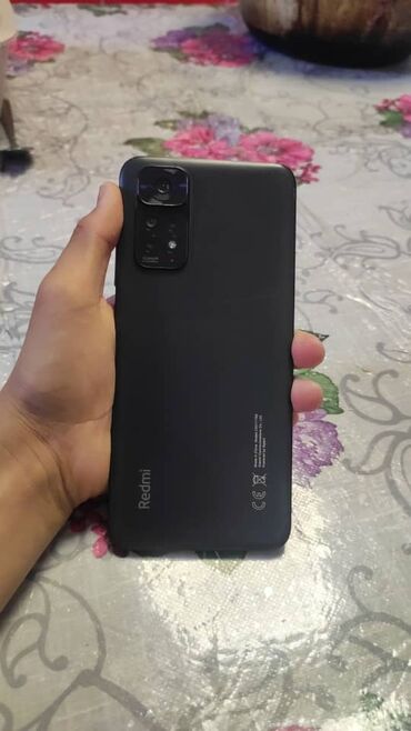 продать номер телефона: Redmi, Redmi Note 11S, Б/у, 128 ГБ, цвет - Черный