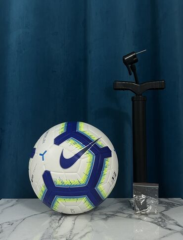 мяч кожаный: • Nike Premier League Merlin SC • Насос в подарок 🎁 • +3 иголки в