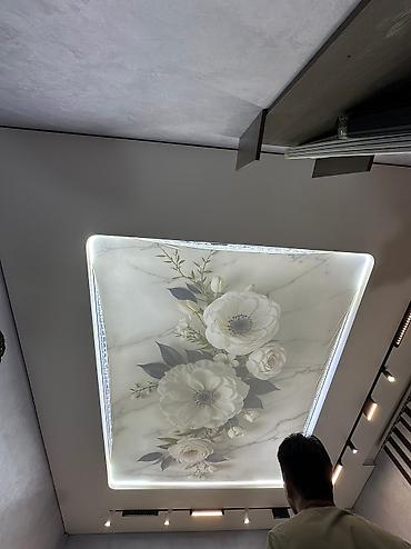 Натяжной потолок: Натяжной потолок 3D потолки, Глянцевое, Матовое Бесплатная консультация, Бесплатный замер, Гарантия — 12