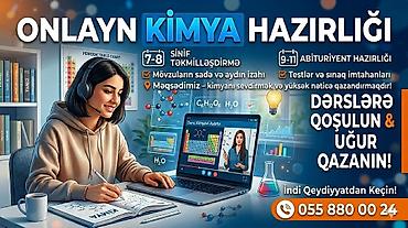 abituriyent: Repetitor, Kimya, Azərbaycan dili, Abituriyent hazırlığı — 1