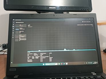 Ноутбуки: Ноутбук, Lenovo, Intel Core i7, 14 ", Б/у, Для работы, учебы, память SSD