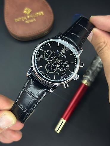 Наручные часы: Новый, Наручные часы, Patek Phillipe, цвет - Черный — 7