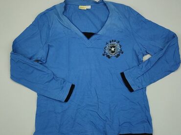 błękitna bluzki: Bluzka Damska, 3XL, stan - Dobry