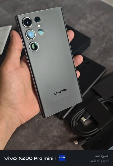 samsung 25 ultra цена: Samsung Galaxy S23 Ultra, Колдонулган, 256 ГБ, түсү - Кара, 2 SIM, eSIM