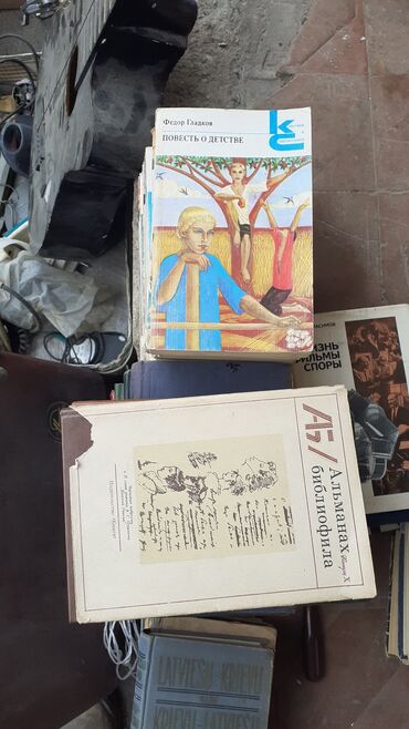 Digər kitablar və jurnallar: Çoxlu sayda kitablar var.Rus dilində povestlər və romanlar.Qiymətlər — 12