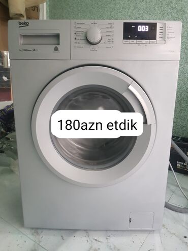 Soyuducular: Paltaryuyan maşın Beko, 6 kq, İşlənmiş, Avtomat, Qurutma var, Kredit yoxdur, Ünvandan götürmə, Ödənişli çatdırılma