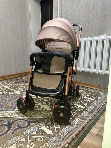 детские коляски happy baby: Коляска, цвет - Коричневый, Новый