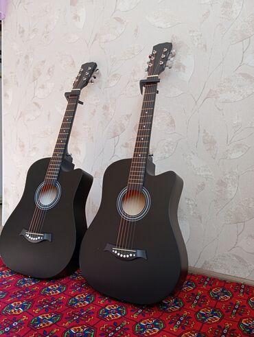 Музыкальные инструменты: Жаңы 38-размердеги гитаралар сатылат ❗ Каподастры чехолу кошумча