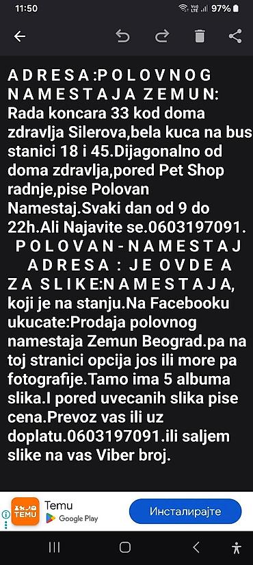 elektronska: Polovna Tehnika zemun ima i namestaj.LED/LCD televizori i računar­ski — 2