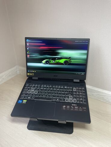 нитро 5: Ноутбук, Acer, 16 ГБ ОЗУ, Intel Core i5, 15.6 ", Б/у, Для работы, учебы, память SSD