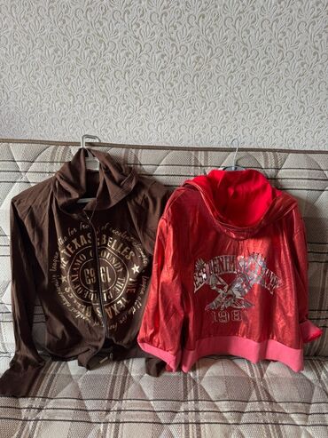 - İki ədəd qadın/kids casual üst geyimi dəsti - Model 1: qəhvəyi