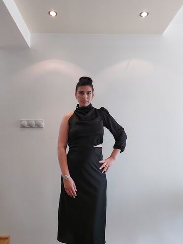 reserved haljine rs: One size, color - Black, Evening, Long sleeves