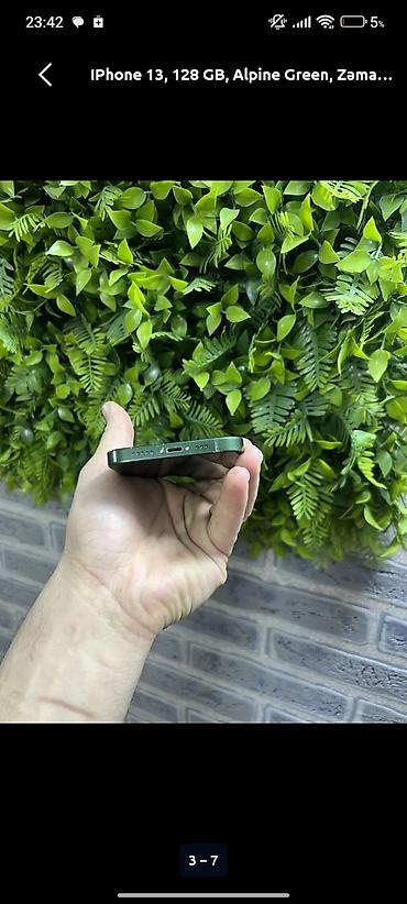 кнопкалы телефонлар: IPhone 13, 128 GB, Alpine Green, Face ID — 2