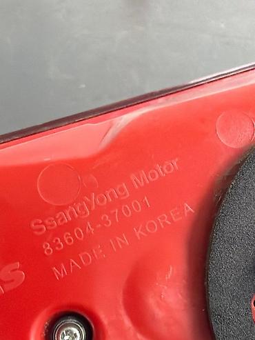 ssangyon: Задний правый стоп-сигнал Ssangyong 2019 г., Б/у, Оригинал, Корея — 2