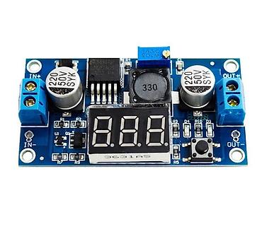 rasberry pi: Step-down (buck) gərginlik çeviricisi modulu – DC-DC, LED göstəricili — 1